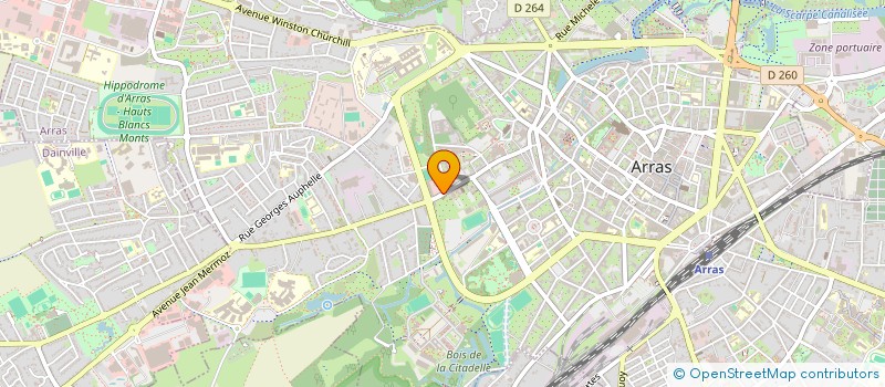 localisation de l'entreprise ASS DEP ANIMATEURS SPORTIFS SOCIAUX EDUC à ARRAS