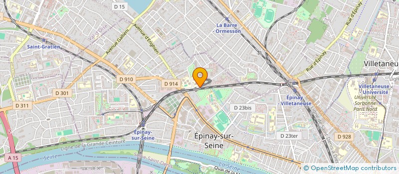 localisation de l'entreprise ASS DEP'ART à EPINAY-SUR-SEINE