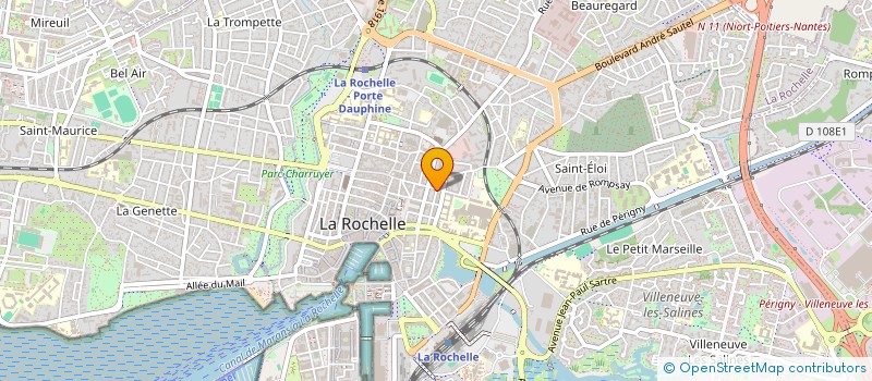 localisation de l'entreprise ASS DEP AUNIS SAINTONGE MOUV FR PLANNING  LA ROCHELLE