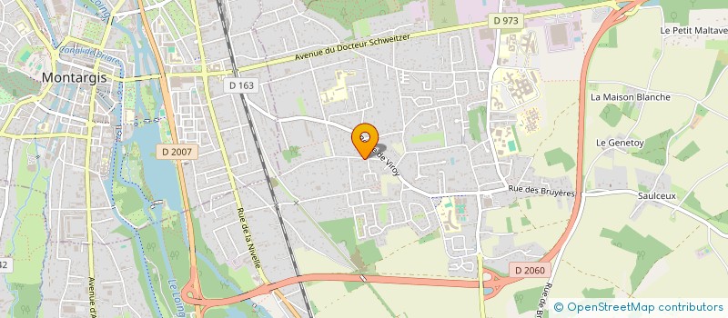 localisation de l'entreprise ASS DEP CENTRES MUSICAUX RURAUX DU LOIRET à AMILLY