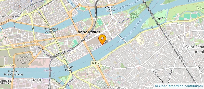 localisation de l'entreprise ASS DEP CHASSEURS GIBIERS EAU LA à NANTES
