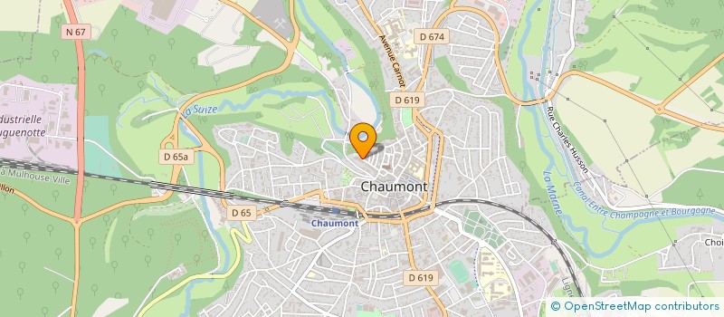 localisation de l'entreprise ASS DEP D'AIDE AU JUSTICIALE à CHAUMONT
