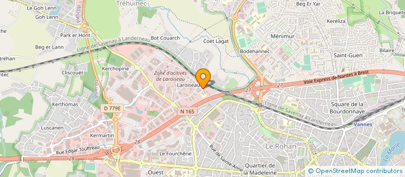 localisation de l'entreprise ASS DEP D INFORMATION SUR LE LOGEMENT à VANNES