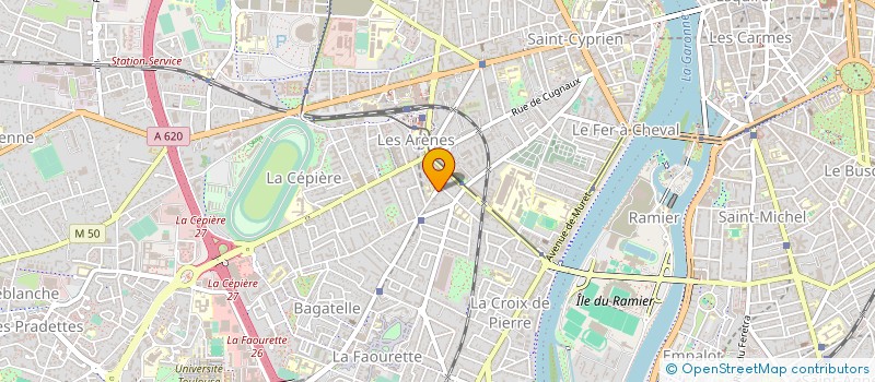 localisation de l'entreprise ASS DEP D'INSERTION PAR L'EMPLOI à TOULOUSE