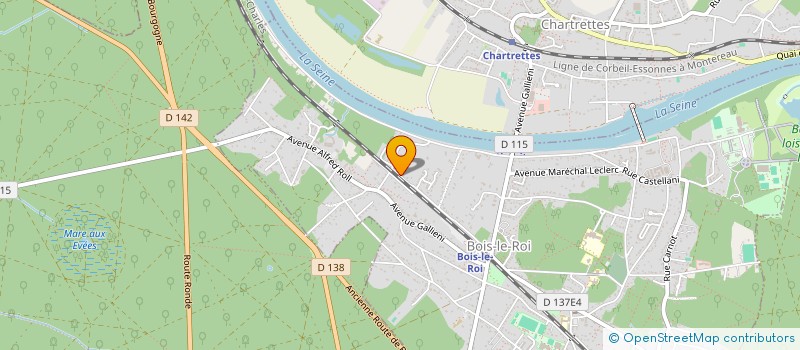 localisation de l'entreprise ASS DEP DE LA MEDAILLE FAMILLE FRANCAISE  BOIS-LE-ROI