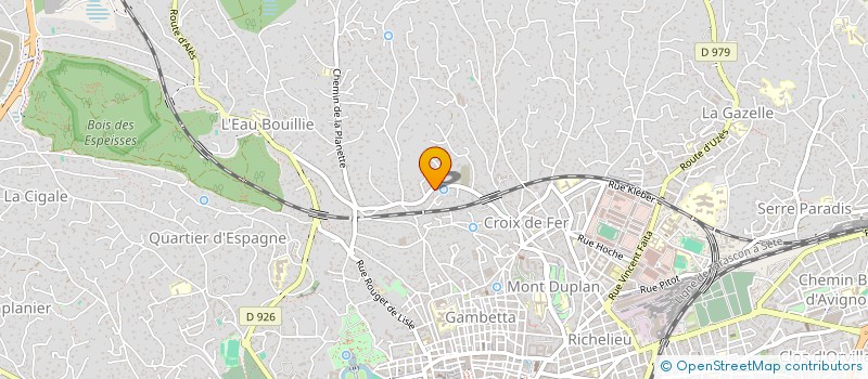 localisation de l'entreprise ASS DEP DE SANTE MENTALE INFANTILE à NIMES