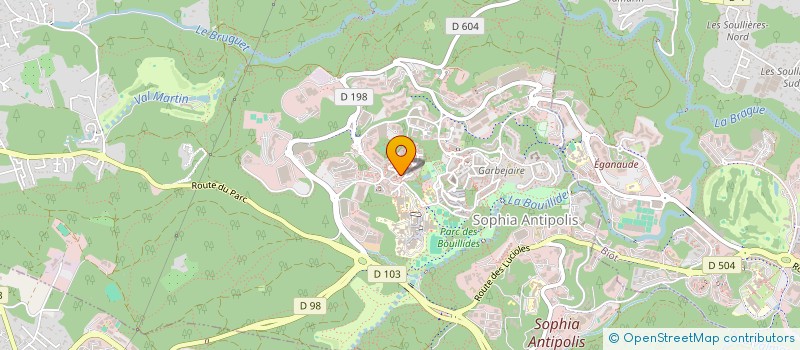localisation de l'entreprise ASS DEP DE SECURITE CIVILE DES A.M à VALBONNE