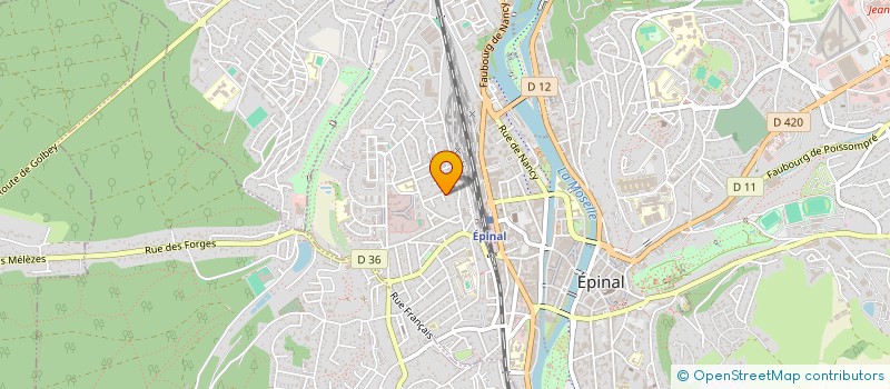 localisation de l'entreprise ASS DEP DES CONJOINTS SURVIV DES VOSGES  EPINAL