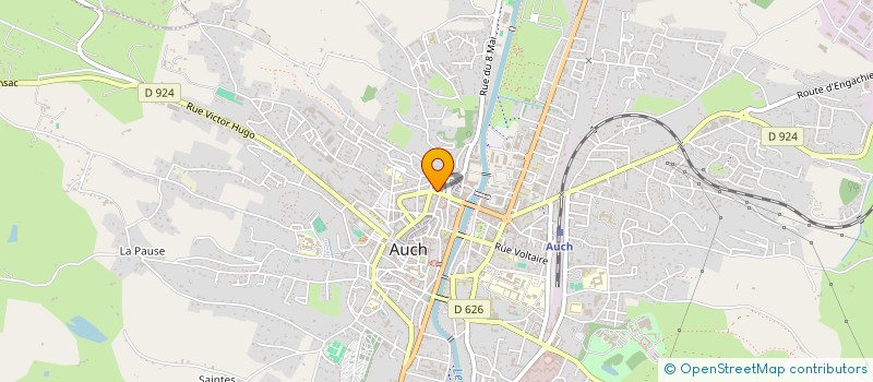 localisation de l'entreprise ASS DEP DES PARENTS D'ELEVES ENS PUBLIC à AUCH