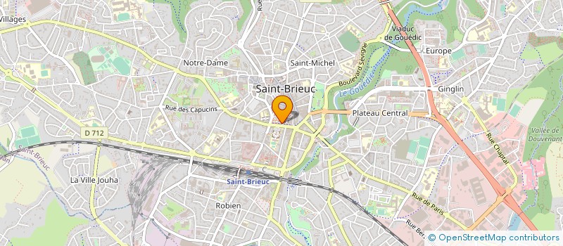 localisation de l'entreprise ASS DEP DEVELOP CLASSES MER à SAINT-BRIEUC
