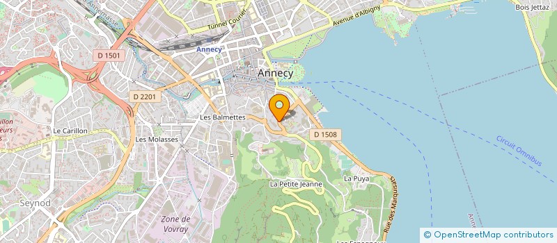 localisation de l'entreprise ASS DEP DIFFUS INITIA MUSIQ HAUTE SAVOIE à ANNECY