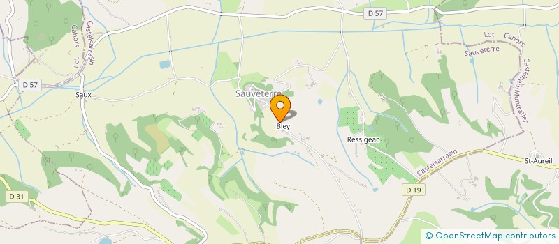 localisation de l'entreprise ASS DEP ECOLE LAIQUE DE SAUVETERRE à SAUVETERRE