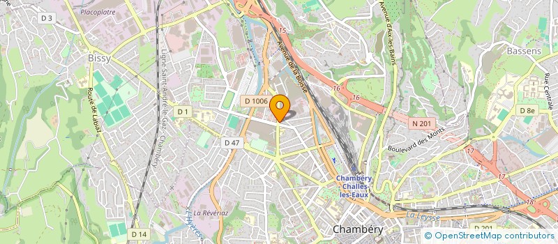 localisation de l'entreprise ASS DEP ELUS COMMUNISTES ET REPUBLICAINS à CHAMBERY