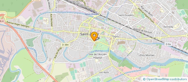 localisation de l'entreprise ASS DEP ELUS COMMUNISTES ET REPUBLICAINS à SAINT-DIZIER