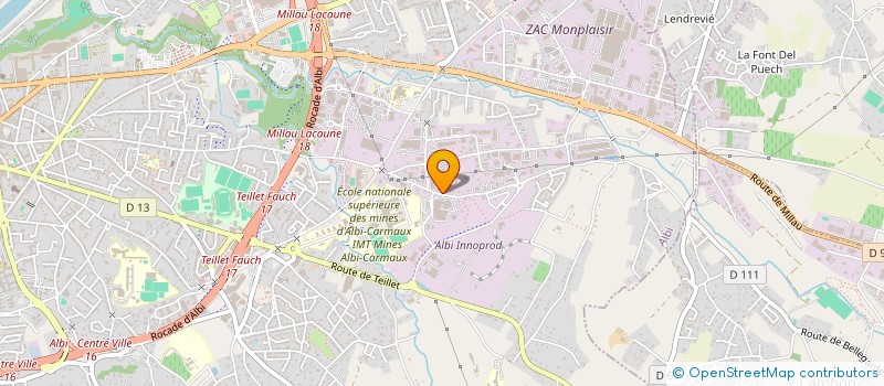 localisation de l'entreprise ASS DEP FINANCEMENT PARTI SOCIALISTE à ALBI