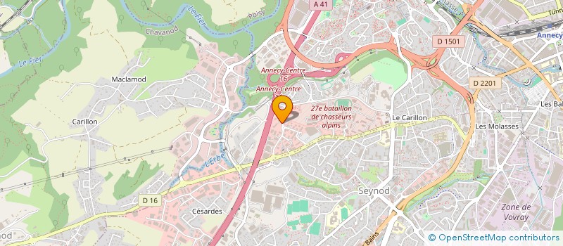 localisation de l'entreprise ASS DEP FRANC FRANCHE CAMARADE à ANNECY