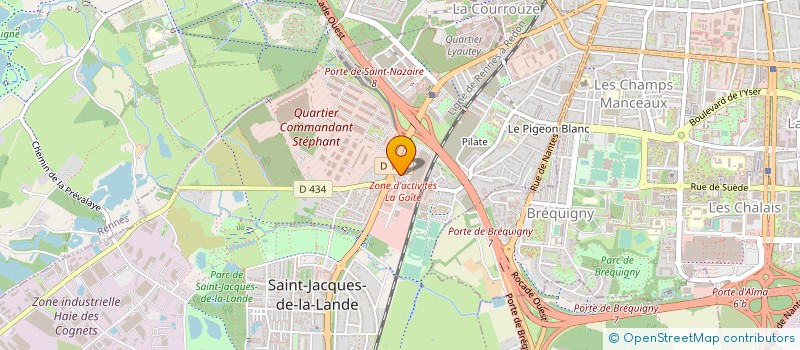 localisation de l'entreprise ASS DEP INFIRME MOTEUR CEREBRA à SAINT-JACQUES-DE-LA-LANDE