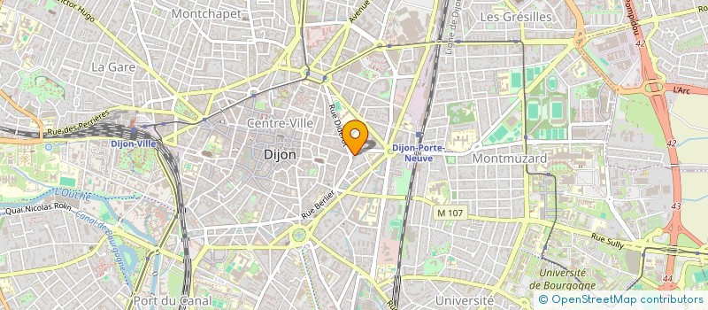 localisation de l'entreprise ASS DEP INFORM SUR LE LOGEMENT à DIJON