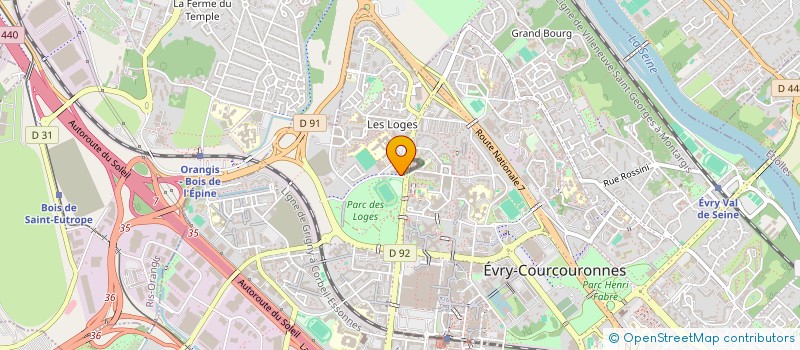 localisation de l'entreprise ASS DEP INFORMATION LOGEMENT ESSONNE à EVRY-COURCOURONNES
