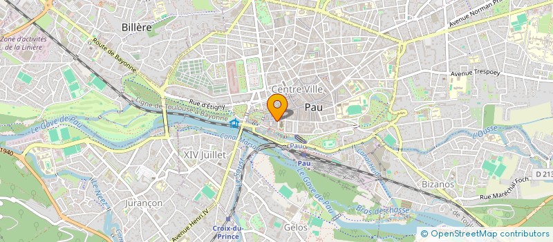 localisation de l'entreprise ASS DEP INFORMATION LOGEMENT PYR.ATL à PAU