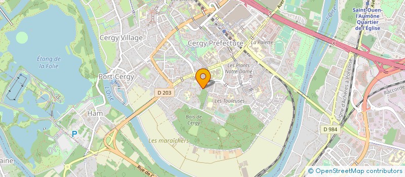 localisation de l'entreprise ASS DEP INFORMATION LOGEMENT VAL D'OISE à CERGY