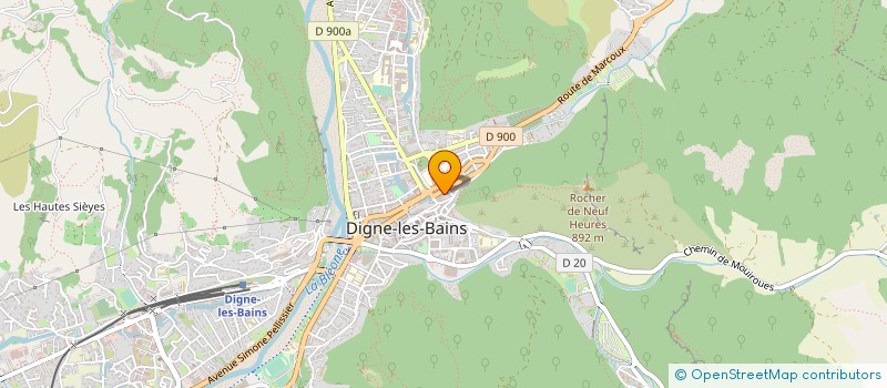 localisation de l'entreprise ASS DEP LOGIS FRANCE HTE PROVENCE  DIGNE-LES-BAINS