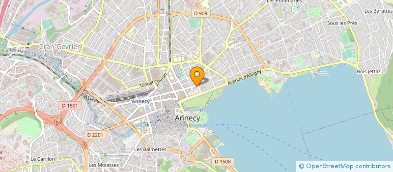 localisation de l'entreprise ASS DEP MAIRES ADJOINTS ET CONSEIL GENER à ANNECY