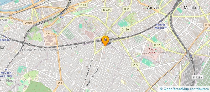 localisation de l'entreprise ASS DEP ORGANISATION DE LA PERMANENCE DES SOINS DANS LE 92 à ISSY-LES-MOULINEAUX