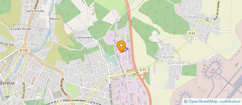 localisation de l'entreprise ASS DEP PARENTS ET AMIS DES PERSONNES HANDICAPEES MENTALES 27 à EVREUX
