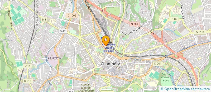 localisation de l'entreprise ASS DEP POUR L'INSERTION DES SOURDS à CHAMBERY
