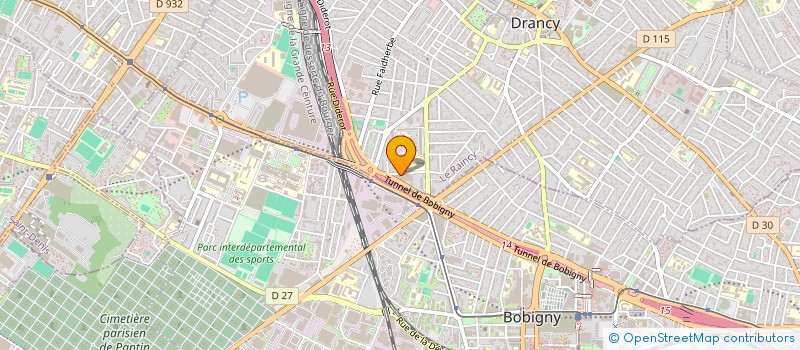 localisation de l'entreprise ASS DEP POUR LA PROMOTION DES TSIGANES à DRANCY