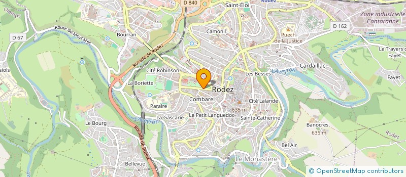 localisation de l'entreprise ASS DEP POUR LA PROMOTION TELESECURITE à RODEZ