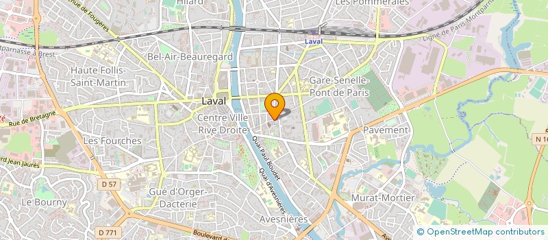 localisation de l'entreprise ASS DEP POUR LE LOGEMENT DES JEUNES à LAVAL