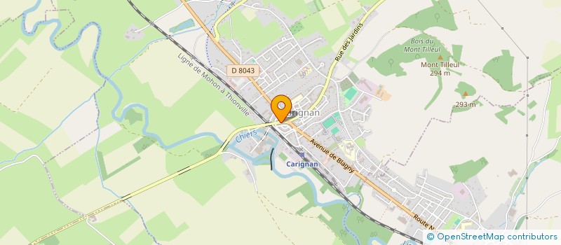 localisation de l'entreprise ASS DEP PROMOTION TRANSPORTS SANITAIRES  CARIGNAN