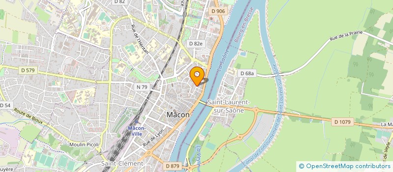 localisation de l'entreprise ASS DEP PROTECTION CIVILE SAONE ET LOIRE à MACON