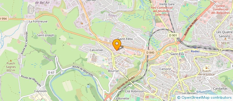 localisation de l'entreprise ASS DEP PUPILLES ENS PUBLI AVEYRON à RODEZ