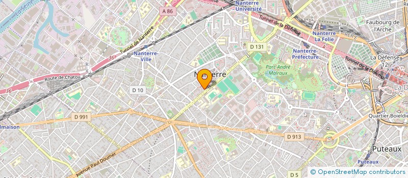 localisation de l'entreprise ASS DEP PUPILLES ENSEIG PUBLIC 92 à NANTERRE