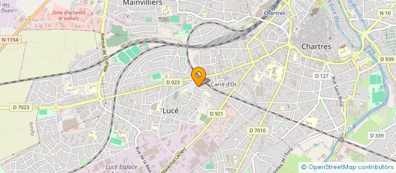 localisation de l'entreprise ASS DEP PUPILLES ENSEIG PUBLIC EURE&LOIR à LUCE