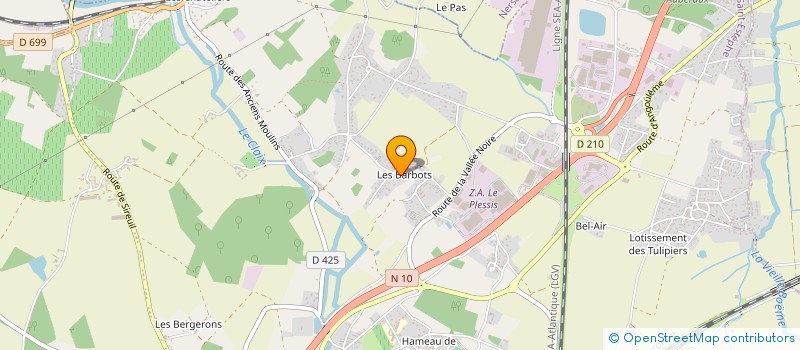 localisation de l'entreprise ASS DEP RADIO TRANSMETTEURS CHARENTE  ROULLET-SAINT-ESTEPHE