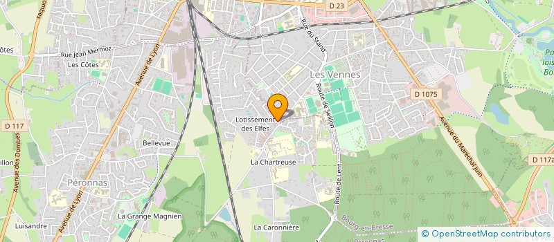 localisation de l'entreprise ASS DEP SAUVEGARDE ENFANCE à PERONNAS
