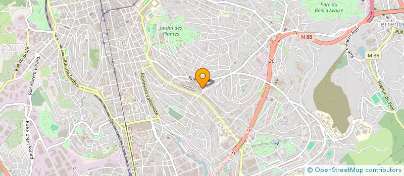 localisation de l'entreprise ASS DEP SAUVEGARDE ENFANCE ADOLESCENCE  SAINT-ETIENNE