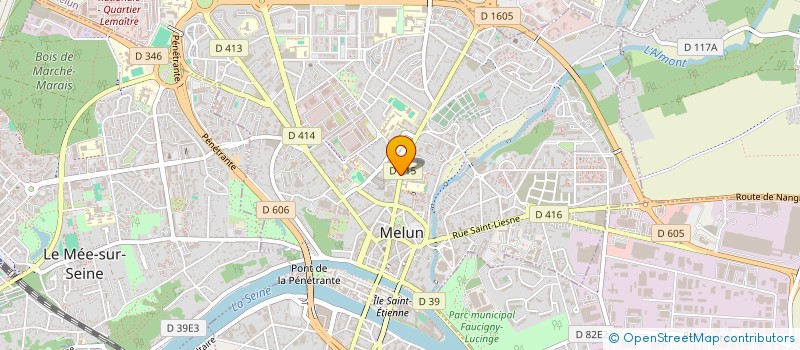 localisation de l'entreprise ASS DEPART ACTION SOCIALE POLICIERS à MELUN
