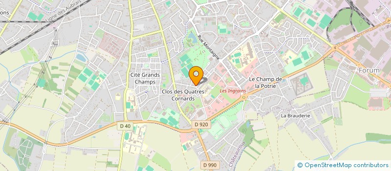 localisation de l'entreprise ASS DEPART ANIMATION EN GERONTOLOGIE à CHATEAUROUX