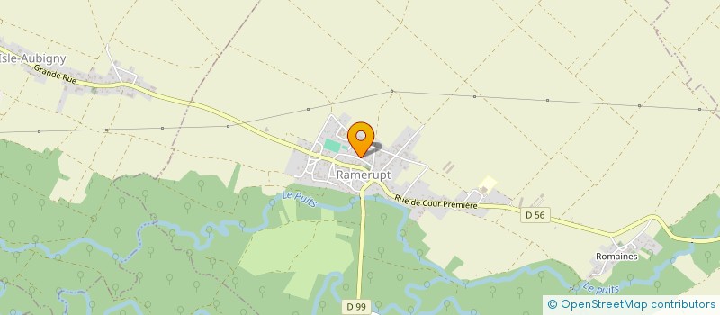 localisation de l'entreprise ASS DEPART CANOE VALLEE AUBE  RAMERUPT