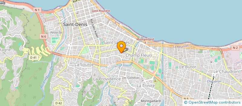 localisation de l'entreprise ASS DEPART EDUCAT & PREVENT SPECIALISEES à SAINT-DENIS