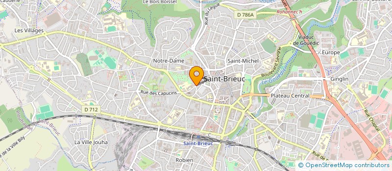 localisation de l'entreprise ASS.DEPART.ELUS COMM.ET REPUBLICAINS à SAINT-BRIEUC