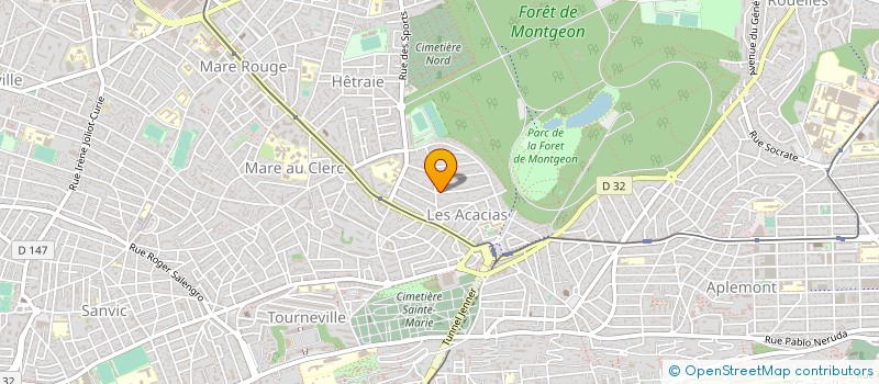 localisation de l'entreprise ASS DEPART ENSEIGNE DEVELOPP SECOUR  LE HAVRE