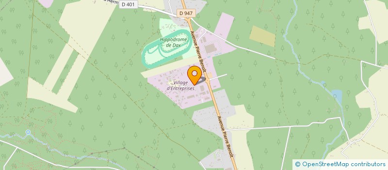 localisation de l'entreprise ASS DEPART FORMATION ODONTOLOGIE CONTINUE LANDES  SAINT-PAUL-LES-DAX