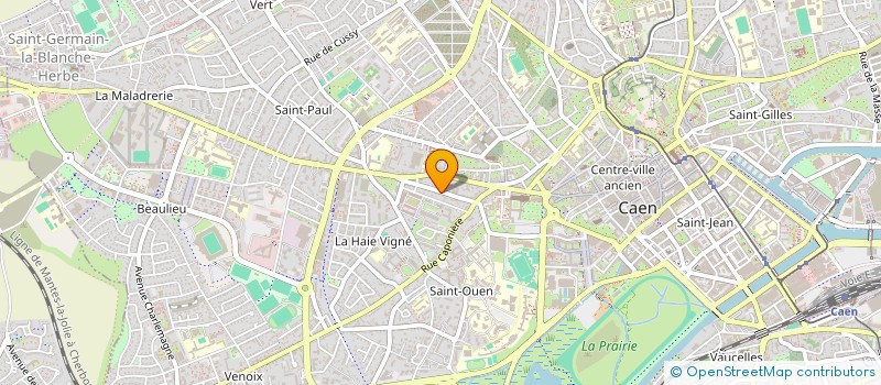 localisation de l'entreprise ASS DEPART INTERVENTION TOXICOMANIE à CAEN