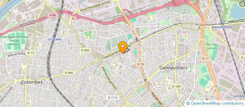 localisation de l'entreprise ASS DEPART M F P F HTS SEINE à ASNIERES-SUR-SEINE